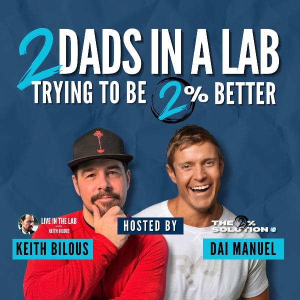 Profile artwork for Two Dads in a Lab trying to be 2% better
