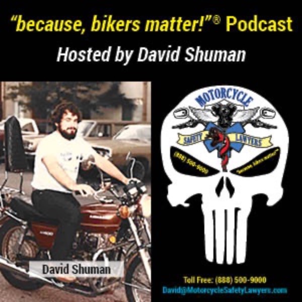 Profile artwork for “because, bikers matter!” ® Podcast